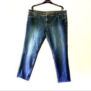 Lands End Capri Style Jeans Size 16P (A3)